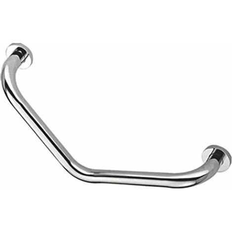 Haltegriff für die Dusche, Badezimmergriff, Chrom, Edelstahl, Silber,