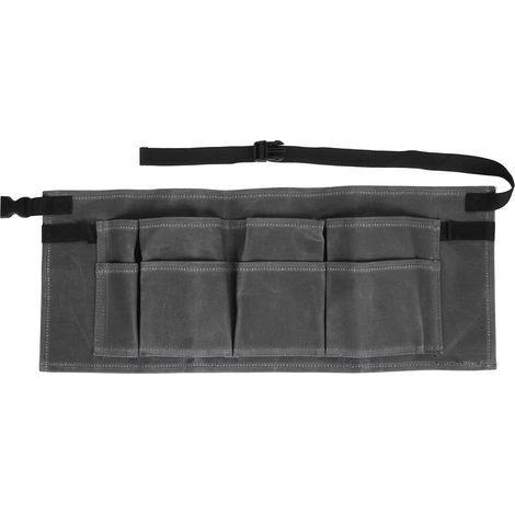 Sac de jardin réglable multi-poches, ceinture à outils pour bricolage extérieur (Gris) (1/5)