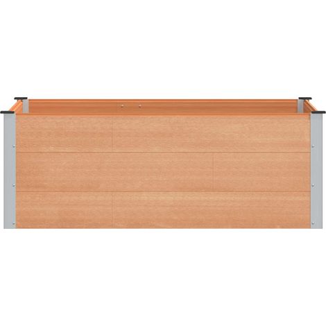 Maison Exclusive - Letto rialzato da giardino Marrone 150 x 100 x 54 cm