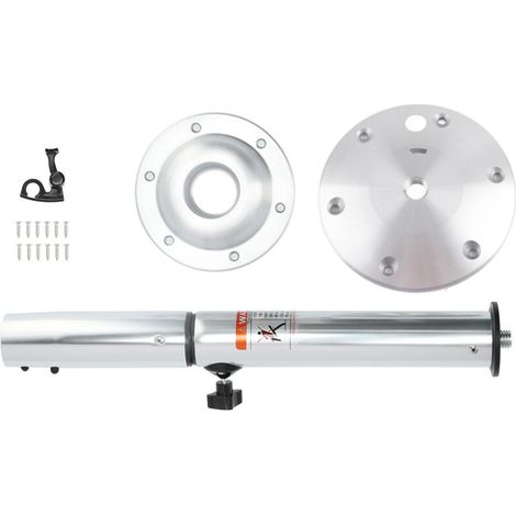 22–28-inch Table Base Kit, height-adjustable desk legs with universal surface-mount base for yachts and RVs (1/5)