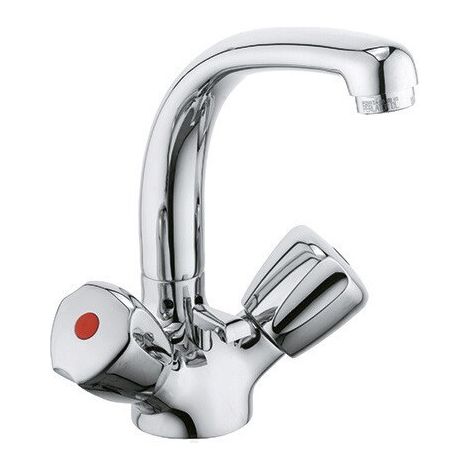 Mitigeur lavabo STANDARD DN 15 Terralux poignée plastique, bonde KLUDI chromée