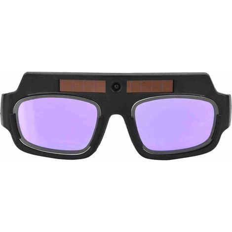 Selbstverdunkelnde Schutzbrille mit Solarantrieb für das Argon-Lichtbogenschweißen (1/5)
