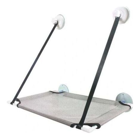 Hanging bed, window seat, chair, cat window frame, gray single layer (1/4)