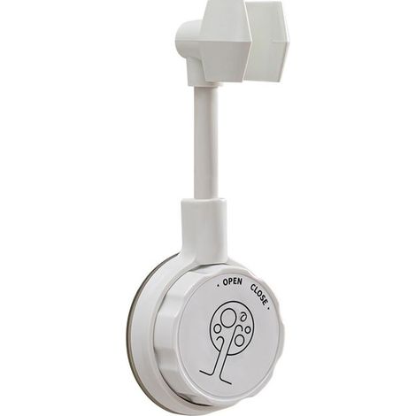 Support Douchette Ventouse Réglable - Hauteur Ajustable - Orientation 360° - Pour Salle De Bain - 1 Pièce (1/5)