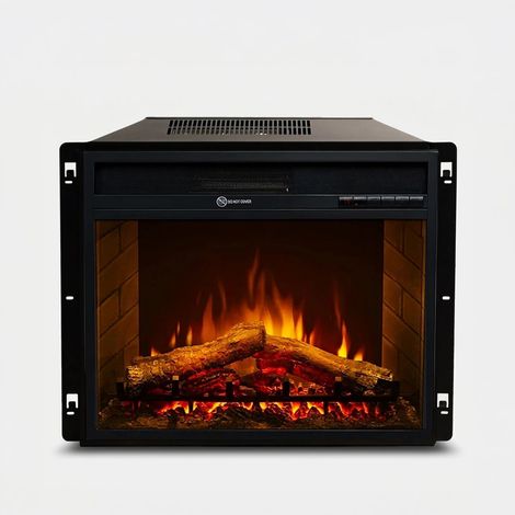 Elektrischer Kamin Divina-fire Oregon 1800 W digitaler Thermostat (1/5)