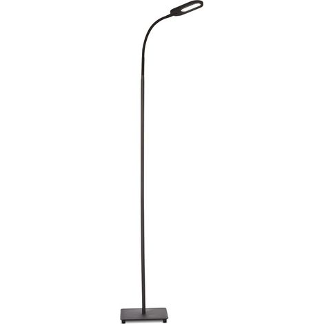 B.K. Licht lampe sur pied LED 8W avec tête flexible luminosité réglable lumière blanc chaud neutre froid fonction TOUCH moderne salon bureau