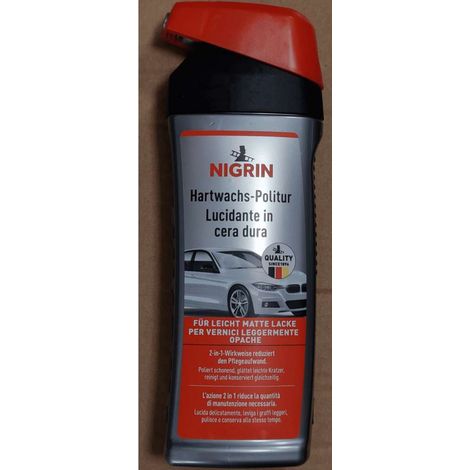 Nigrin Polish Cera Lucidante Auto 500 ml - Cera Dura per Vernici Colorate