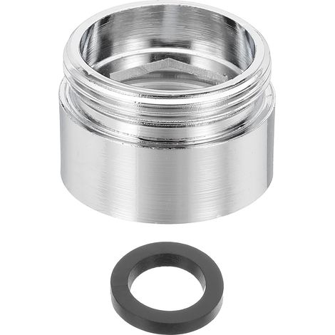 Adaptateur De Mousseur De Robinet, Femelle 1/2" À Mâle M22 Avec Joint, Longueur 15mm, Réducteur De Robinet Aérateur, adaptateur robinet cuisine pour tuyau d'arrosage, Aérateu (1/5)