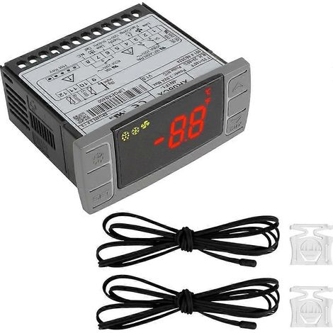 Ersatz-Temperaturregler für XR06CX-4N1F1, ideal für 120-V-50-60-Hz-Gewerbekühlschränke, digitales Thermostat (1/5)
