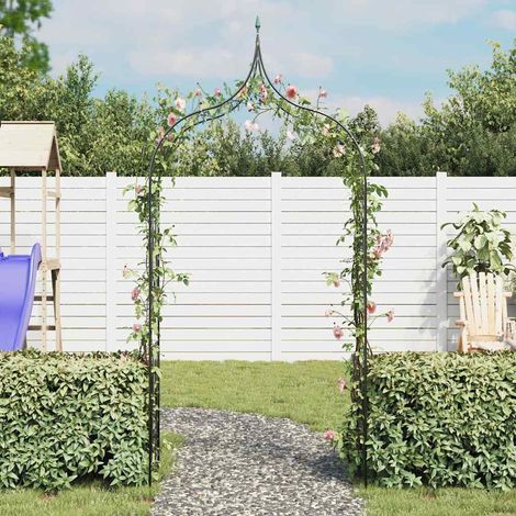vidaXL Gartenbogen für Kletterpflanzen Dunkelgrün