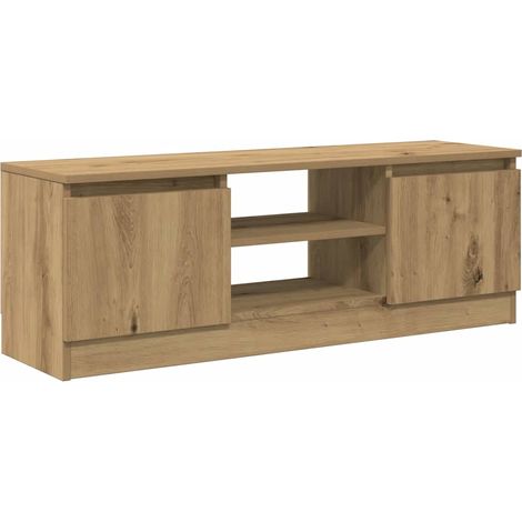 Mueble de TV madera de ingeniería roble artisan 102x30x36 cm vidaXL