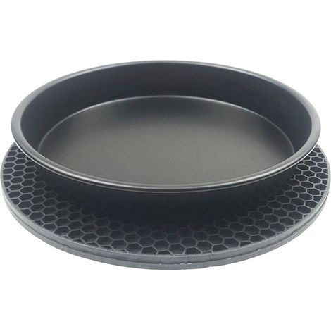 Juego de 10 accesorios para freidoras de aire: cesta para freír, bandeja para pizza, soporte metálico, molde para cupcakes para freidoras de aire de 3,2 a 5,8 litros. (1/5)
