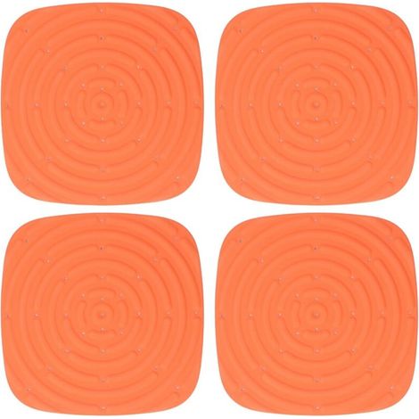 Tapis de nidification de poulet lavable, 4 pièces, coussinets de nidification pour poulet, boîte de nidification pour pondre des œufs, Orange (1/5)