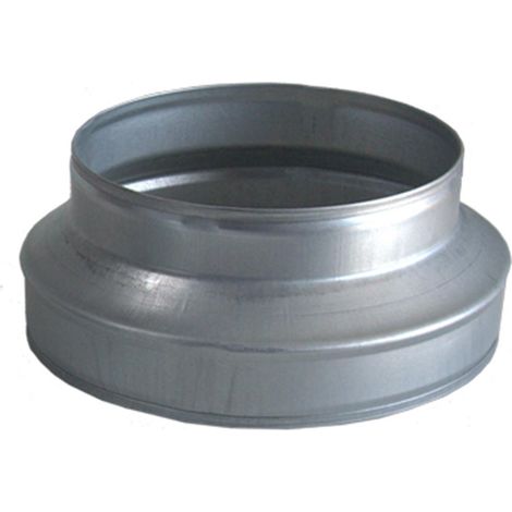 Réduction conique en acier galvanisé - Ø 200/160mm (1/2)