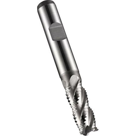 Fresa a candela C407 DIN 844 K D.18mm Tagli - L.32mm HSS-E-PM Bianco 35° Z.4
