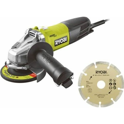 Ryobi 800W Winkelschleifer grün 125mm 12000 U/min
