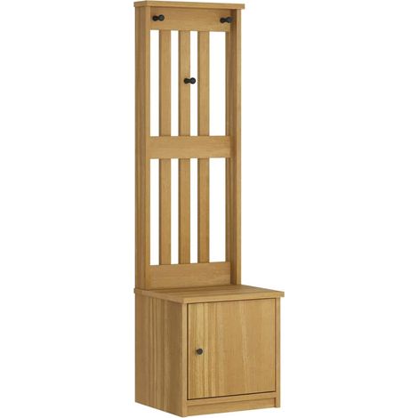 Portemanteau,Porte-vêtement sSANDENS 45x40x159,5 cm bois massif pin CFW60366 (1/5)