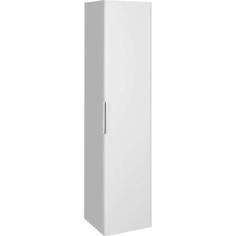 Aqualine Deneb - Armoire haute 150x35x31 cm, 1 porte G/D, blanc mat DN180 (1/5)