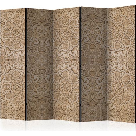 Paravent 5 Volets "Sand Ornament" 172x225cm (1/2)