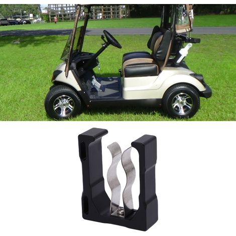 Base magnétique à double trou pour fixation latérale de voiturette de golf, clip magnétique pour voiturette de golf, trois méthodes de fixation adaptées aux voiturettes de golf, chaises de plage, cann (1/5)