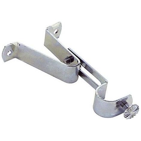 ORYX soporte barra 16 mm.ø cromo frontal extensible , Soporte tubo - Para barras de 16 mm.Ø- Acabado: cromo.- Colocación frontal.- Extensible.- Ideal (1/2)