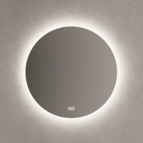 Kronenbach Moon Badspiegel Ø 80 cm mit Spiegelheizung und LED-Treiber (1/5)