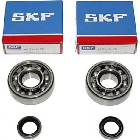 Kit roulement 16x42x13mm et joint spi moteur pour Mobylette MBK (1/2)