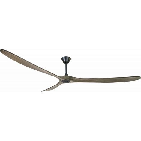 Le super destratificateur et ventilateur  HVLS Ouray, 223 Cm design noir pales grises , wifi thermostat. (1/5)