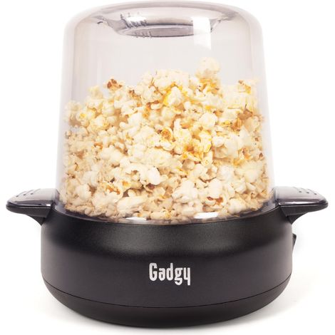Machine à Popcorn 4,5 L 500 W Antiadhésive Noir Mat (1/5)