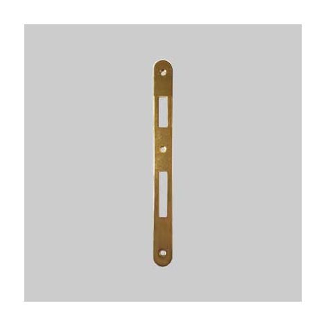 Contropiastra per serratura patent grande tonda bonaiti bronzata