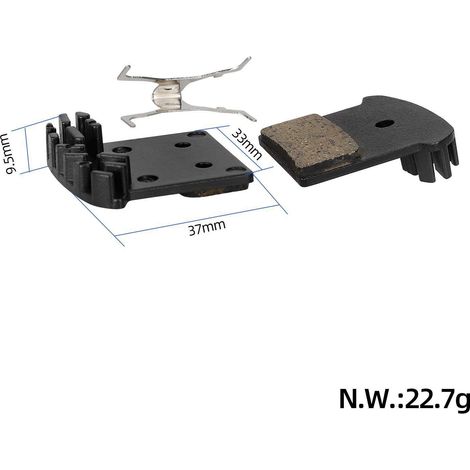 Plaquettes de frein en céramique pour vélos ZTTO, freins à disque hydrauliques refroidis, plaquettes de frein en résine céramique, accessoires de freinage. (1/5)