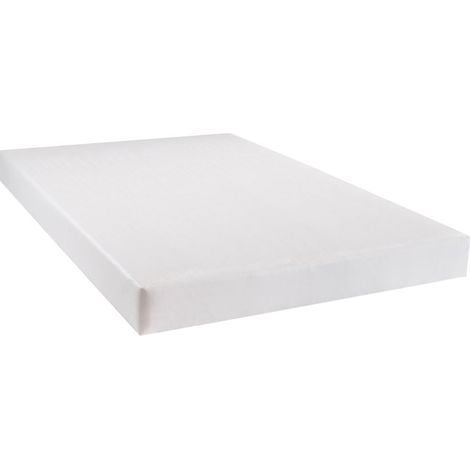 BELLECOUR LITERIE Sommier tapissier CONSTANTINE 140x190 cm Epaisseur 18 cm Blanc (pieds non inclus) (1/5)