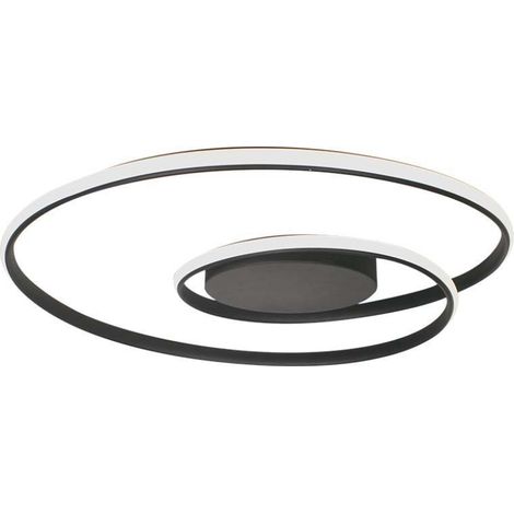 Lámpara de techo LED regulable V-TAC de 48 W, color negro, 62 x 62 x 10 cm, blanco cálido