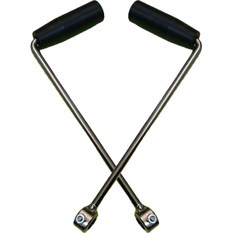 Lot De 2 Accessoires pour Générateur À Manivelle Poignée De Cric De Remorque Pièce Détachée pour Générateur À Manivelle D'Extérieur (1/5)