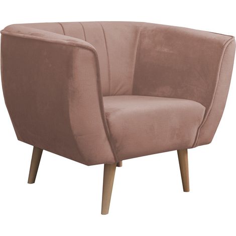 Sillón Glenview 105, Kronos 27, 75x82x74cm, Tapiz, Patas: Madera, 0