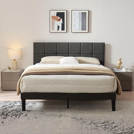 Z-hom Bed Base 160 x 200 cm with Wooden Slats, Frame (1/5)