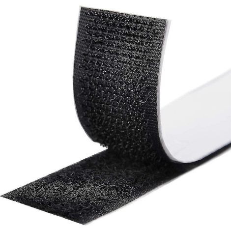 Ruban auto-adhésif Velcro de 10 mètres, adhésif ultra-résistant, ruban double face, largeur Velcro 20 mm
