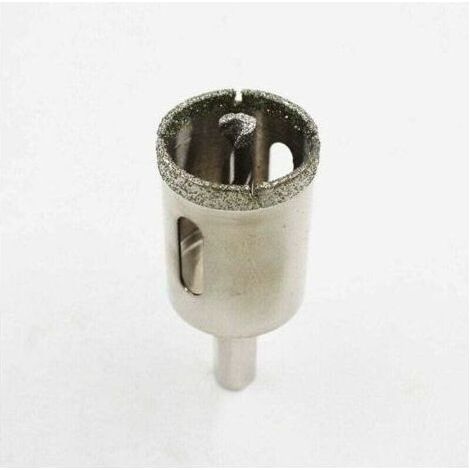 Foret de Diamant avec Foret Centreur, 25mm Trou Scie Cloche Trépan de Carottage Outils de Coupe pour Verre/Céramique/Carrelage/Pierre Claire (1/5)