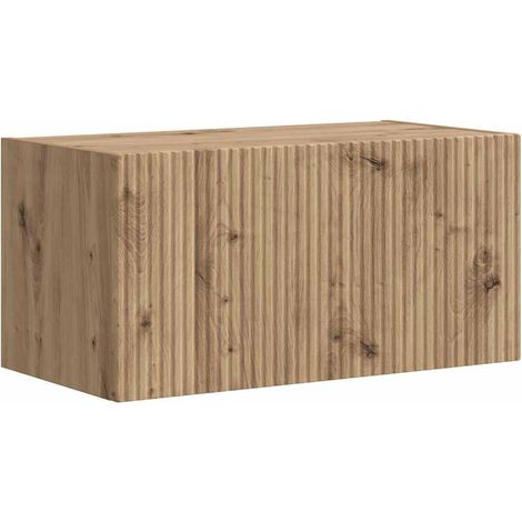 Maison Exclusive - Meuble TV mural Montage mural Chêne artisan 60 x 31 x 29,5 cm