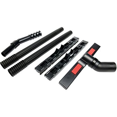 Spit – Kit d’accessoires pour aspirateur AC 644030 – 5 pièces – 2 tubes de rallonge 50 cm – Embout brosse humide/sec (1/3)