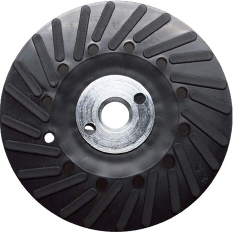 4-1/2 pouces Plateaux supports pour disques de ponçage  – Disques de polissage en fibre de résine pour meulage, ponçage et décapage sur bois et métal – Alésage 7/8" – Accessoires pour meuleuse d'angle