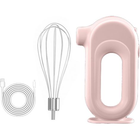 Batteur Électrique Sans Fil - Mini Fouet Portatif Rechargeable USB - Pour Pâtisserie, Oeufs, Crème Chantilly, Beurre De Cacahuète - 1 Pièce (1/5)