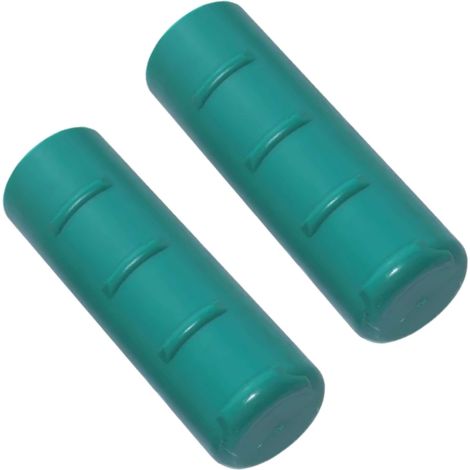 Cyclingcolors – Poignée de brouette en PVC souple 32mm – Longueur utile 105mm – À emmancher chariot – Paire pour usage professionnel