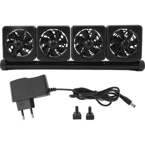 Fish Tank Cooling Fan Adjustable 2 Level Aquarium Chillers for Salt Fresh Water (1/5)