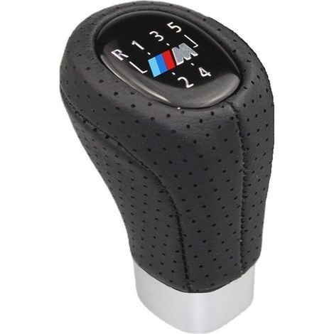 Memkey – Pomello del cambio a 5 marce per BMW E34 E36 E38 E39 E46 E53 E60 E61 E63 E64 E83 E90 E91 E92 E93 – Ergonomico e resistente – Facile installazione (1/5)