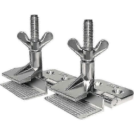 Lot de 2 charnières papillon en alliage de zinc pour la fixation d'écrans de sérigraphie. (1/4)