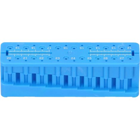 Support pour blocs de mesure endodontique, porte-règles et fichiers endo, étui de rangement dentaire (1/5)