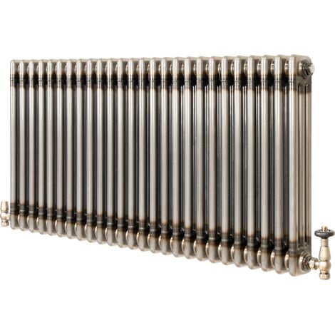 Radiatore 3 Colonne Orizzontale Metallo Grezzo 600 x 1190 mm TRV