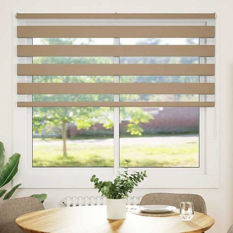 Maison Exclusive - Tenda a Rullo Zebra Larghezza Tessuto 155,9 cm Poliestere