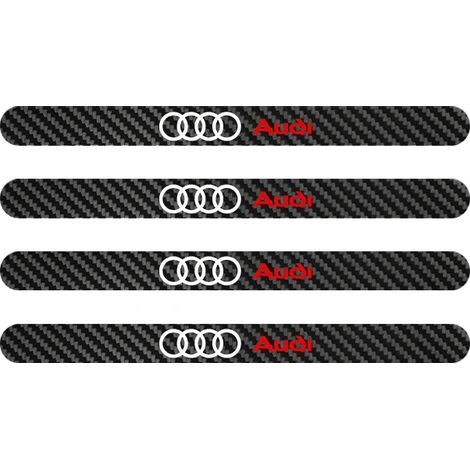 (4 poignées de porte) Film protecteur autocollant pour poignées de porte et seuils de porte de voiture pour Audi A3 A4 A5 A6 A7 A8 S3 S4 Q2 Q3 Q5 Q7 (1/3)